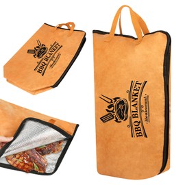 BBQ Blanket for Resting Meat,Smoker Meat Resting Blanket, Reusable Smoker Grilling Meat Insulated Resting Bag with Wide Mouth for Large Brisket/Pork Shoulders/Turkeys