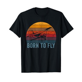 Single Engine Prop Airplane Shirt Born to Fly T-Shirt