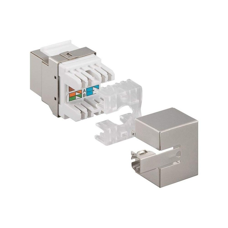 Goobay 95901 Keystone Modul RJ45 Buchse 90 Grad / CAT