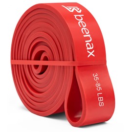 Beenax Resistance Bands Pull Up Assist Bands Set - Thick, Heavy Different Levels Workout Exercise Bands for CrossFit, Powerlifting, Muscle and Strength Training, Stretching, Mobility, Yoga - Men Women