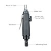 Pneumatic Screwdriver Noise Free Straight Handle Reversible Alloy Steel Industrial