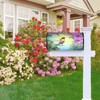 Lukbfall Spring Flowers and Hummingbird Bird Mailbox Covers Magnetic Post
