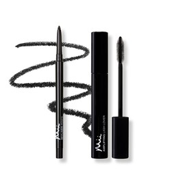 Mii Cosmetics Line + Define Mascara and Eyeliner Duo Gift Set | Eye Makeup Set for Women | Womens Makeup Bundle with Volumising Mascara & Long-Lasting Precision Liner | Perfect Make Up Gift Set