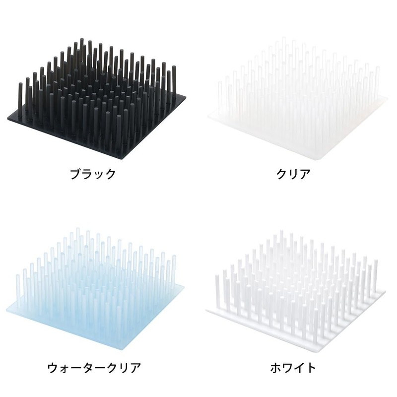 Ash Concept D-085-CL Plus D Soap Dish, Tsun Tsun, Clear,