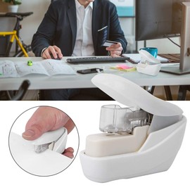 Staple-less Stapler, Mini Stapler, Labor Saving Needleless Stapler Office Accessories, 4 Sheets Binding Paper, Clinch for School, Home Office