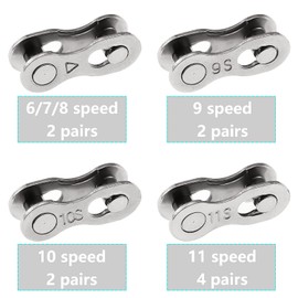 FYSL Chain Lock Bicycle Chain 10 Pairs Chain Lock Links Bicycle Chain Link Bicycle Chain Lock Bicycle Chain Lock for 6/7/8, 9, 10, 11 Bicycle Chain Link