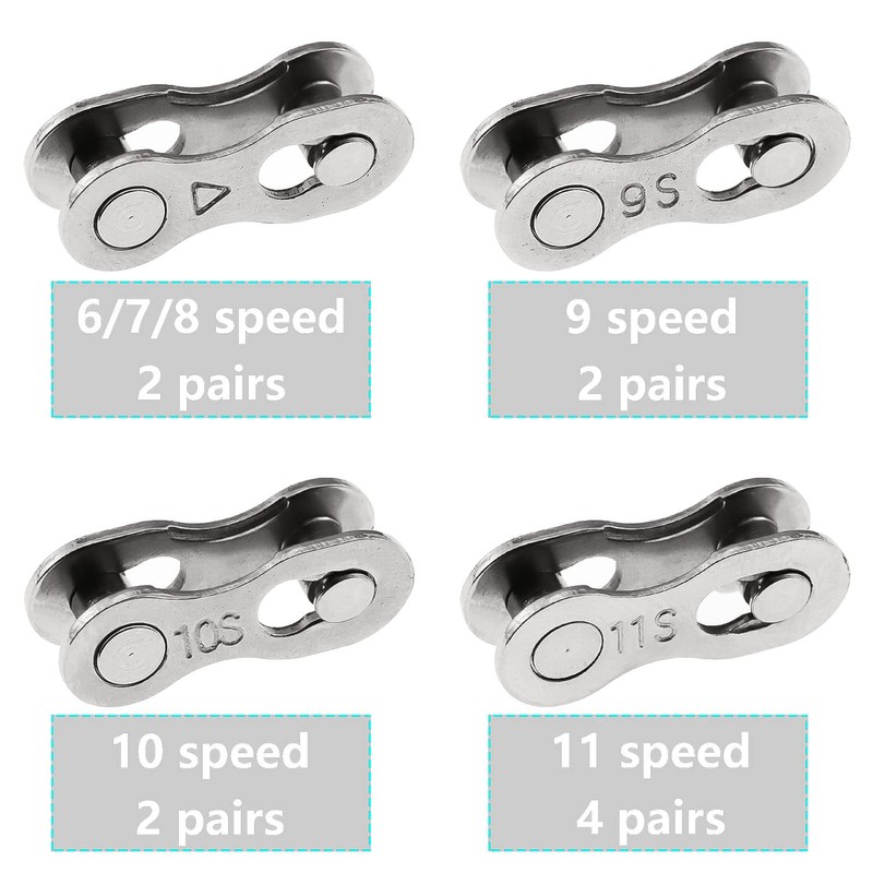 FYSL Chain Lock Bicycle Chain 10 Pairs Chain Lock Links