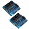 Hailege 2pcs V5 Sensor Shield Sensor Expansion Board V5 for