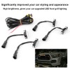 4pcs 12V Car LED Grille Light High Brightness Accessory Fit