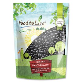 Black Turtle Beans, 8 Ounces — Non-GMO Verified, Dried, Bulk, Kosher