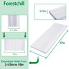 Forestchill Window Air Conditioner Side Panels, Double Layers Insulation Window