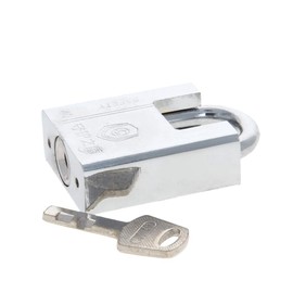 MroMax 3PCS Keyed Padlock 1.57" Wide Anti Rust Lock Waterproof Padlock for Outdoor Use Steel Body and Shackle, Keyed Alike