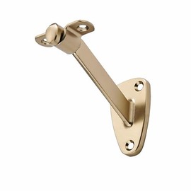 ZAUYX 2 Pack 4 Inch Champagne Bronze Handrail Stair Support,Heavy-Duty handrail Bracket,Stair handrail Stair Support,Bearing Capacity and Suitable for Stairs,corridors,Shopping malls,Buildings