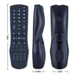 ZWP VR1 Replacement Remote Control for Vizio LCD and Plasma TV, Model: VX52L VA19L GV47L GV46L GV42L VX42L VW42L VW37L VW26L VA220E VW22L VU42L VA26L VA22L VW42LF VX240M VX32LHDTV20A