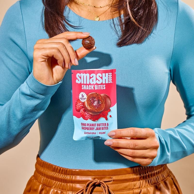 CHIA SMASH Bites Only Variety 8-Pack – Peanut Butter, Chocolate,