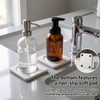 6 PCS Water Absorbing Stone Tray for Sink, 4" X