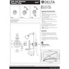 DELTA FAUCET T13090, Chrome