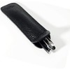 Lanier Pens Black Double Pen Slip - Leather