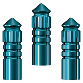 Mission F-Protect Protective Cover for Darts / Flights, Aqua Blue, 10 Sets (30)
