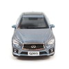 Paudi Model 1/64 Infiniti Q50S Mini Car Collection Blue Ready-Made
