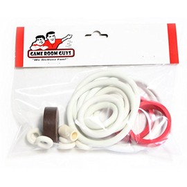 Game Room Guys Williams Solids and Stripes Pinball White Rubber Ring Kit