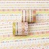 YUBBAEX Masking Tape, Thin Gold Foil Stamping, 0.3 inch (8