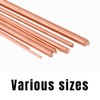 Tynulox 5Pcs 15 Gauge Pure Electrode Copper Round Rod 1.5mm
