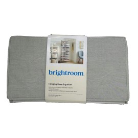 Brightroom Hanging Shoe Organizer Light Gray 44 Pockets - New