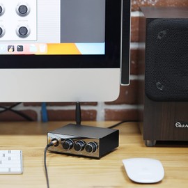 Nobsound Q4 192K Mini Bluetooth 5.0 Stereo Receiver USB DAC Player COAX/OPT D/A Audio Converter Headphone Amplifier (Q4)