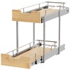Sikarou Pull Out Cabinet Organizer,Heavy-Duty Slide Out Shelf, Wood and