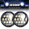 JESUO Fit Ford Mustang 1965~1973 Brightest Pair 7" Round Led