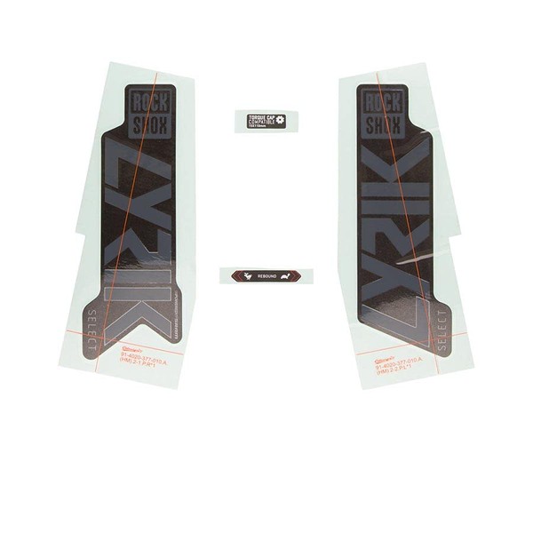RockShox Decal Kit for Lyrik SEL GGRY/DFB, 11.4018.105.011