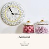 MACKENZIE-CHILDS Wall Clock, Decorative Clock for Kitchen and Living Room,