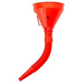 Tusk Flex Funnel Wide Mouth with Handle - for Automotive RV Boat Oil Changes Removable Mesh Filter