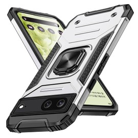 Google Pixel7 Case Ring, Shockproof, Shock Absorption, US Military MIL Listed, Lens Protection, TPU + PC Ring, Fingerprint, Compatible with Car Holder, Stand Function, Dustproof, Thin, Lightweight,