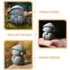 Toddmomy Japanese Jizo Monk Statue Praying Buddha Figurine Baby Buddha