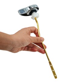 1pcs Universal Toilet Flush Lever Handle, Side Mount, Brass Material, Corrosion Resistant, Easy Install Tank Replacement