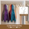 ZEDODIER Hoodie Hangers, 2 Pack Rotatable Hoodie Organzier for Closet,