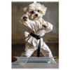 Great fun with animal karate fighters (Wall Calendar 2025 DIN