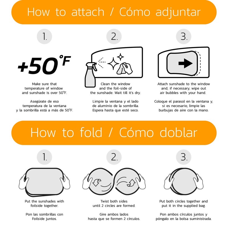 CARAMAZ Car Window Shade for Baby with Certified UV-Protection 2