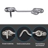 2 Pcs Gate Hook and Eye, Cabin Hook Swivel Latch