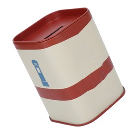 Blade Disposal Bank – Large Capacity Iron Blade Disposal Case with Detachable Cover & Top Opening, Sharps Blade Storage Box for Barbers, Salons, Home & Reusable Safety Container (Red)