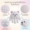 H.V. 3-in-1 White Bear, Plush Toy with Motion Function and