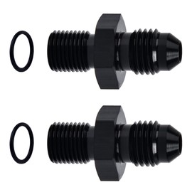 EVIL ENERGY 4AN Male Flare to M10 x 1.0mm Male Metric Fitting Adapter Aluminium Alloy 2PCS
