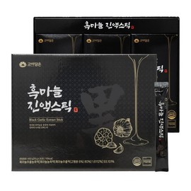 Goydam-eun black garlic essence stick 15g x 30 packets, 1 set / 고이담은 흑마늘 진액스틱 15g x 30포, 1세트