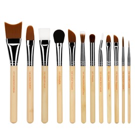 Bdellium Tools Professional Makeup Special Effects SFX Series 12 pc. Brush Set with Double Pouch (2nd Collection)