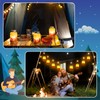 VIHOSE 12 Set Camping Lanterns Crafts with LED Candle Light