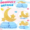 Weekgrat 12 Pack Twinkle Twinkle Little Star Party Honeycomb Centerpieces,