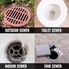 Xiny Tool Sewer Jetter Kit for Pressure Washer 100FT, 4000