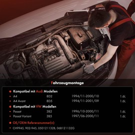 Frankberg 1 x Coolant Flange Compatible with A4 8D2 1.6L A4 Avant 8D5 1.6L P.a.s.s.a.t 3B2 1.6L P.a.s.s.a.t Variant 3B5 1.6L Replace# 050121132A